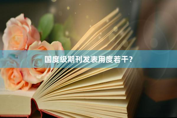 国度级期刊发表用度若干？